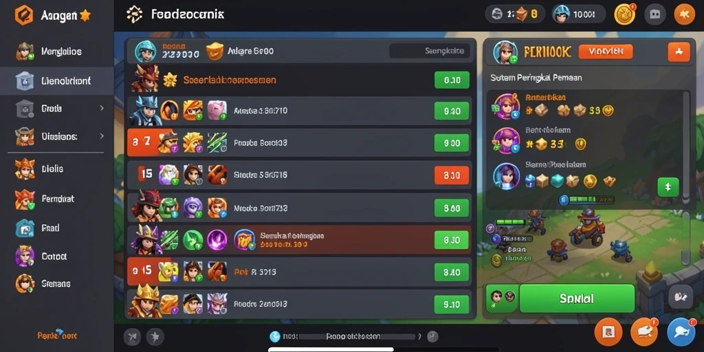 Tampilan antarmuka SLOT8808 yang modern dan menarik.
